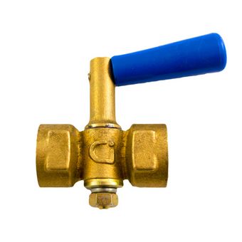  Кран для манометра Ci 11Б18бк 15 с ручкой (G½" - М20х1,5) 
