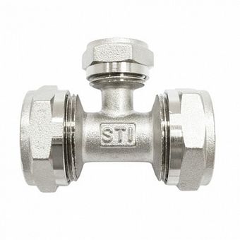  Тройник STI обжим 26х16х26 