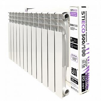  Биметаллический радиатор STI ECO RUS BM 500/100 12 сек. 