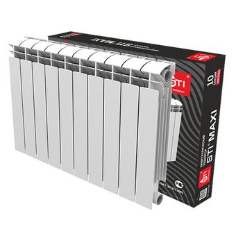  Биметаллический радиатор STI MAXI 500/100 10 сек. 