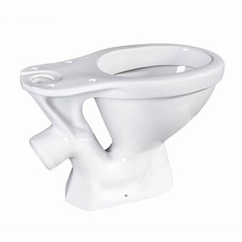  Чаша унитаза Универсал ЦОП белый (сиденье, косой выпуск) 