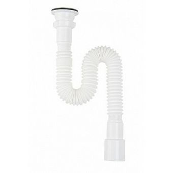  F203 Гофросифон 1 1/4"х40/50 с нержавеющей решеткой 