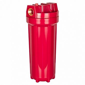  Фильтр ПП д/гор.воды АКВАБРАЙТ АБФ-ГОР-12 SL10", латунь 1/2" (кронштейн, ключ) 