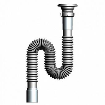  G204/F201 Гофросифон 1 1/4" 40 