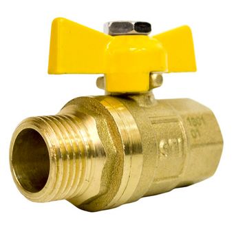  Кран шаровой газовый STI ШГ бабочка 15 