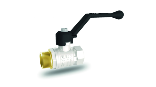  Кран шаровый латунный ВР-НР Ду-50 рычаг LD Pride 