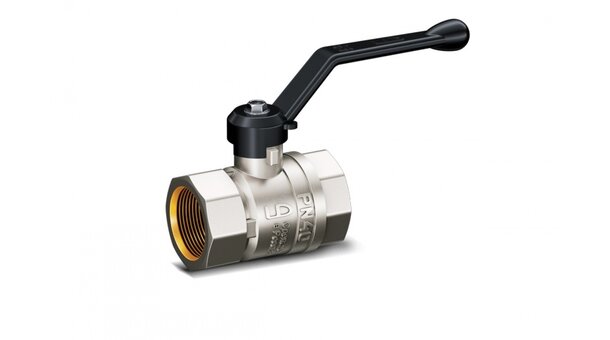  Кран шаровый латунный ВР-ВР Ду-32 рычаг LD Pride 