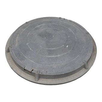  Люк полимерный легкий малый, 30 кН - чёрный 