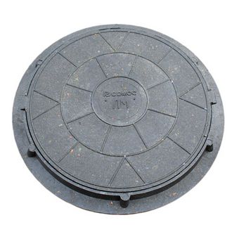  Люк полимерный малый, 15 кН - чёрный 