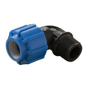  Отвод ПНД ВР 20х¾" 