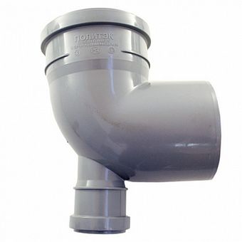  Отвод ПП 110х87° с фронтальным выходом 50 Политэк 