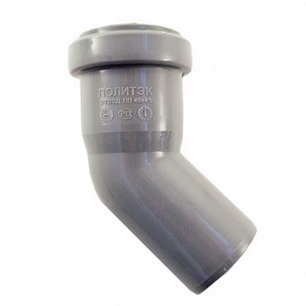  Отвод ПП 50х45° Политэк 