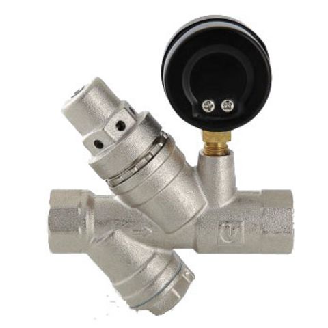 Подпиточный клапан с фильтром и манометром Valtec 1/2" VT.515.N.04
