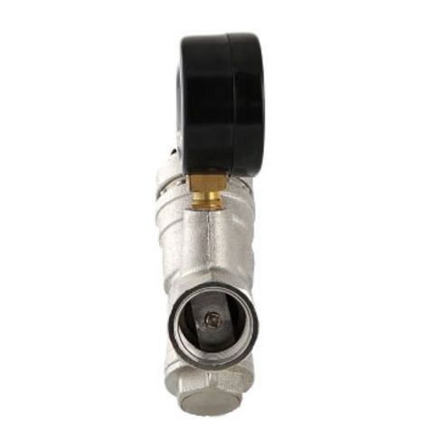 Подпиточный клапан с фильтром и манометром Valtec 1/2" VT.515.N.04