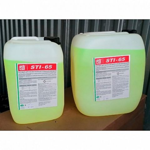 Теплоноситель (антифриз) STI-65 этиленгликоль (-65°C) 10 кг.
