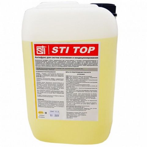 Теплоноситель (антифриз) STI ТOP пропиленгликоль (-30°C) 10 кг.