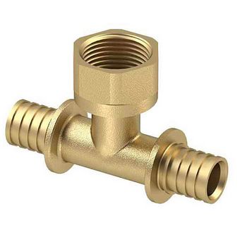  Тройник аксиальный с ВР 16х½"х16 