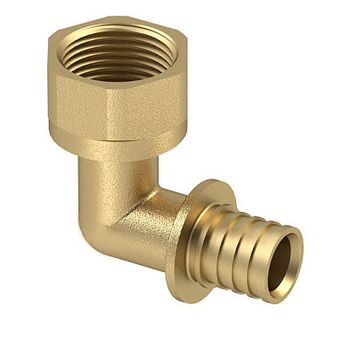  Уголок аксиальный 90 гр. с НР 16х¾" 