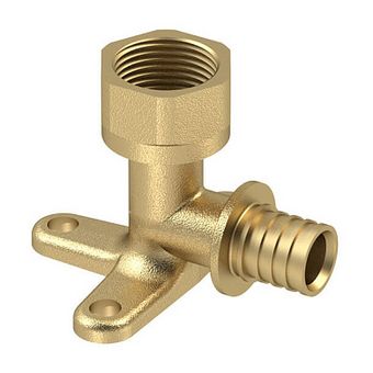  Уголок аксиальный с креплением (водорозетка) с ВР 20х½" 