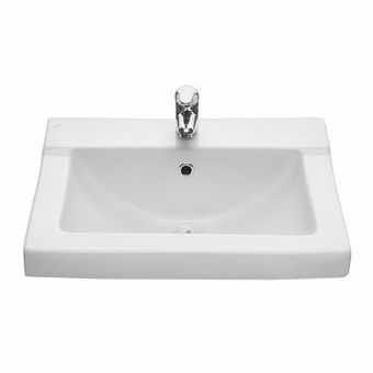  Умывальник Santeri Орион белый (с переливом, без пьедестала) 