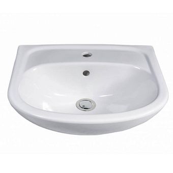  Умывальник Универсал Ностальжи белый (с переливом, без пьедестала) 