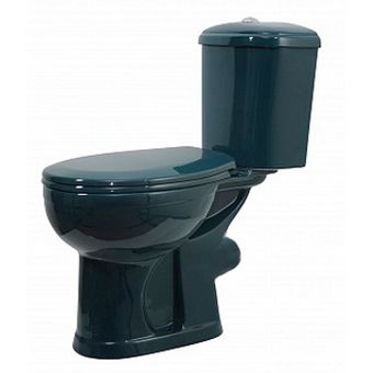  Унитаз-компакт ОК Дора Стандарт зелёный (арматура, гофра и сиденье, гориз. выпуск) 