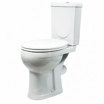  Унитаз-компакт ОК Ирида Стандарт белый (арматура, гофра и сиденье, гориз. выпуск) 