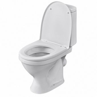  Унитаз-компакт Santeri Прайм белый (арматура и сиденье, косой выпуск) 