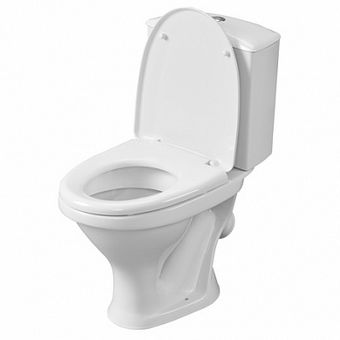  Унитаз-компакт Santeri Вест белый (арматура и сиденье, косой выпуск) 